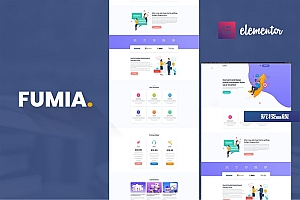 Fumia – 创业公司Elementor模板工具包