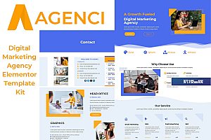 Agenci – 数字营销机构Elementor模板工具包