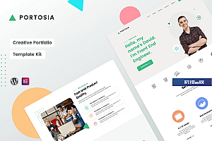 Portosia | 创意作品集 Template Kit