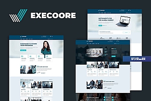 Execoore – 科技与金融科技加密 Elementor Template Kit