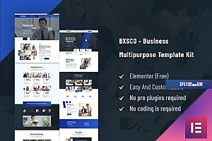 BXSCO – 商业多用途 Elementor Template Kit
