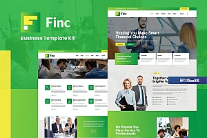 Finc – 商业与金融 Elementor Template Kit