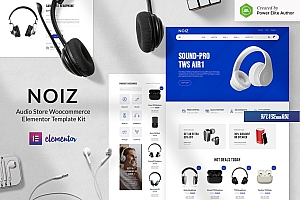 Noiz – 音频商店WooCommerce Elementor模板工具包