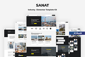 Sanat – 行业Elementor模板工具包