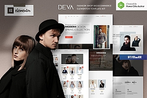 DEVA – 时尚商店WooCommerce Elementor模板工具包