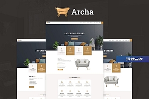 Archa – 室内设计与建筑Elementor Template Kit