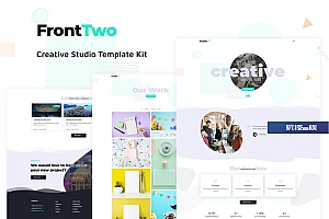 FrontTwo – 创意工作室模板工具包