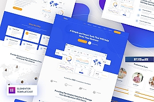 Xarris – SaaS & Startup Elementor Template Kit