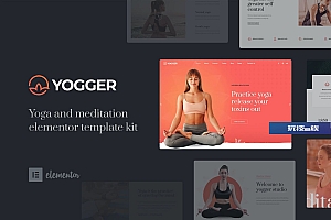 Yogger – 冥想和瑜伽Elementor模板工具包