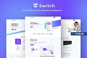 Switch – 支付应用 Elementor Template Kit