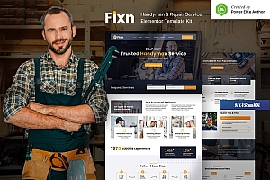 Fixn – 杂工和维修服务 Elementor Template Kit