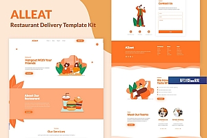 Alleat – 餐厅Elementor模板工具包
