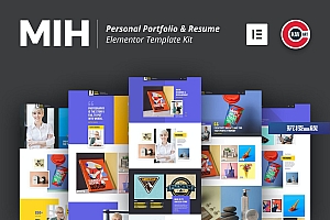 MIH – 个人作品集和简历 Template Kit