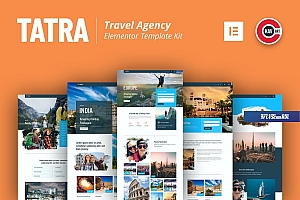 Tatra – 旅行社 Elementor Template Kit