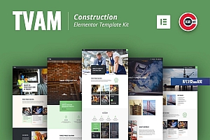 Tvam – Construction Elementor Template KitTvam——建设Elementor模板工具包