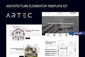 Artec – 建筑 Elementor Template Kit