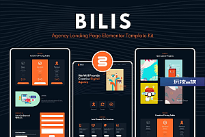 Bilis – 代理商登陆页面 Elementor Template Kit
