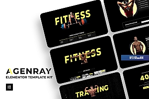 Agenray | 健身Elementor模板工具包