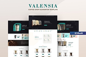 Valensia | 咖啡店Elementor模板套件