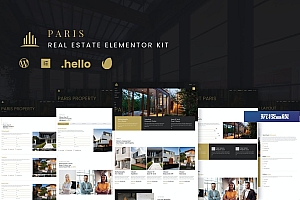 Paris – 房地产 Elementor Template Kit