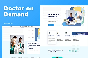 Doctor on Demand – 在线咨询Elementor模板工具包