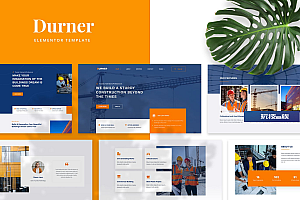 Durner – 建筑 Elementor Template Kit