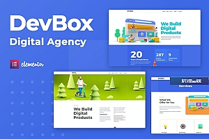 DevBox — 创意数码机构Elementor模板工具包