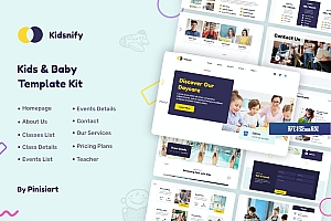 Kidsnify | 日托 Elementor Template Kit