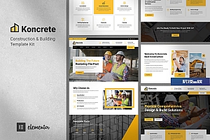 Koncrete – 建筑与建筑 Template Kit