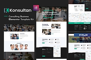 Konsultan Kit – 咨询业务Elementor Template Kit