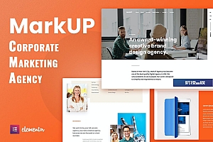 MarkUP – 公司和市场营销机构Elementor Template Kit