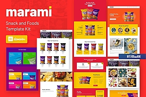 Marami – 小吃品牌和面包店 Template Kit