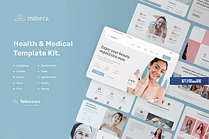 Minera | 护肤和皮肤病 Elementor Template Kit