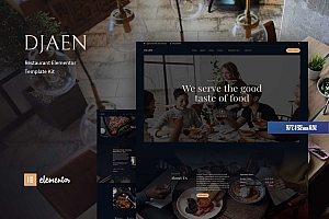 Djaen – 餐厅 Elementor Template Kit
