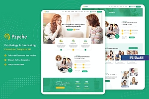 Pzyche – 心理咨询辅导 Elementor Template Kit