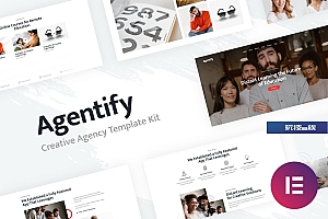 Agentify | 个人创意作品集 Elementor Template Kit