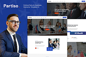 Partiso | 政党和候选人 Elementor Template Kit
