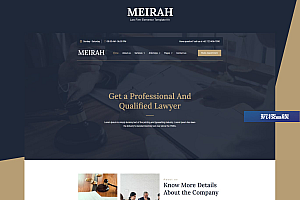 Meirah – 律师事务所 Elementor Template Kit