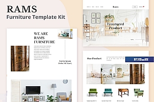 Rams – 家具电子商务Elementor模板工具包