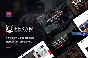 Rekam Kit – 现代摄影师Elementor模板工具包