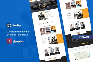 Serity – CCTV 和安全摄像机 Elementor Template Kit