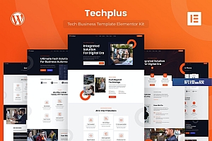 Techplus – Tech Business Elementor Template Kit