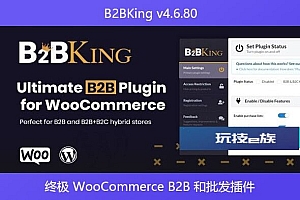 B2BKing v4.6.80 – 终极 WooCommerce B2B 和批发插件