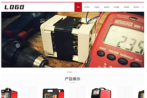 响应式驱动芯片电气设备类网站源码-pbootcms模板