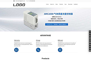 电子芯片类电子元件英文网站-pbootcms模板源码
