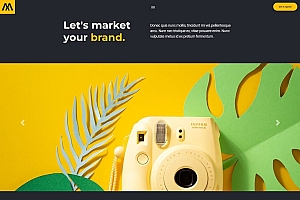 品牌营销策划服务公司html5模板网站源码
