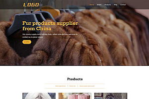 外贸英文女装服装类外贸网站源码-pbootcms模板