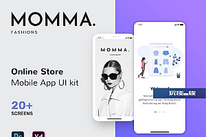 玩技下午茶:在线商店App移动应用UI套件