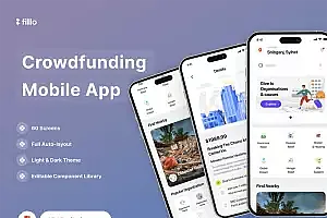 玩技下午茶:众筹App应用程序iOS UI套件