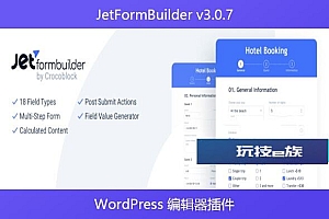 JetFormBuilder v3.0.7 – WordPress 编辑器插件